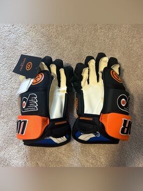 Philadelphia Little Flyers Custom Warrior Hockey Gloves